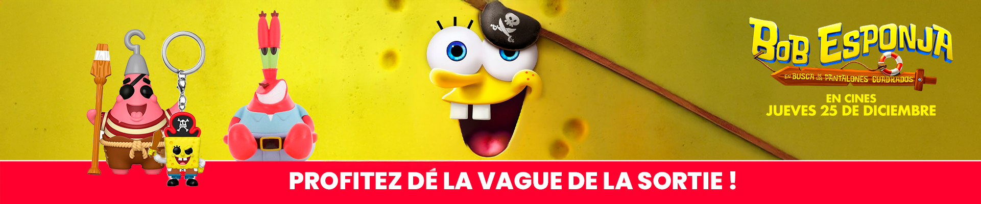 Produits dérivés officiels pour profiter de la sortie du nouveau film le 25 décembre 2025.